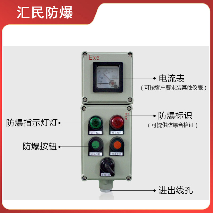 安徽草莓视频免费网站地址防爆电气有限公司带仪表防爆操作柱